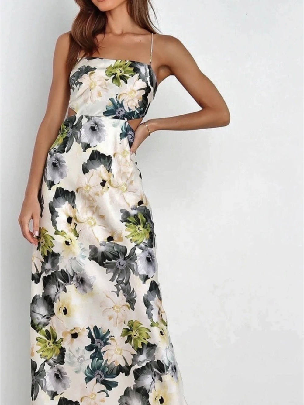 Floral Maxi Dress - Size 2 petal & pup